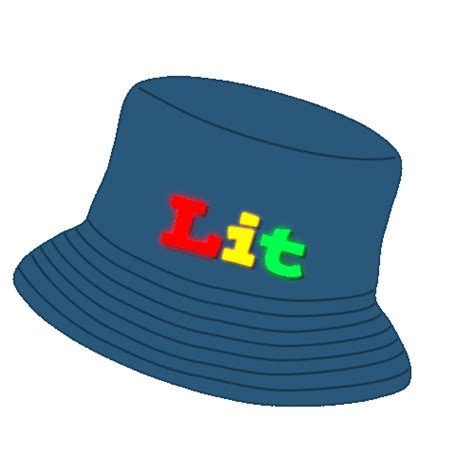 bucket hat gif.